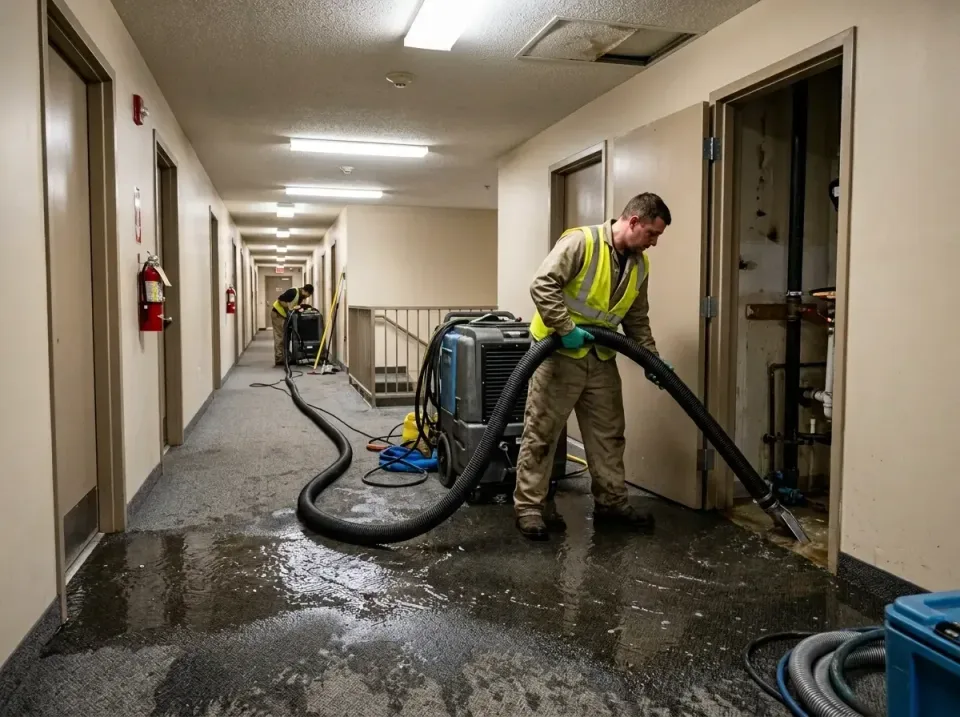 multi-unit-apartment-hallway-f-005 — frequently asked questions, Emergency Burst Pipe Water Extraction & Removal in Fireston…